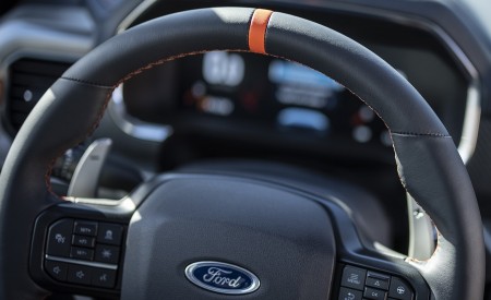2021 Ford F-150 Raptor Interior Steering Wheel Wallpapers 450x275 (25)