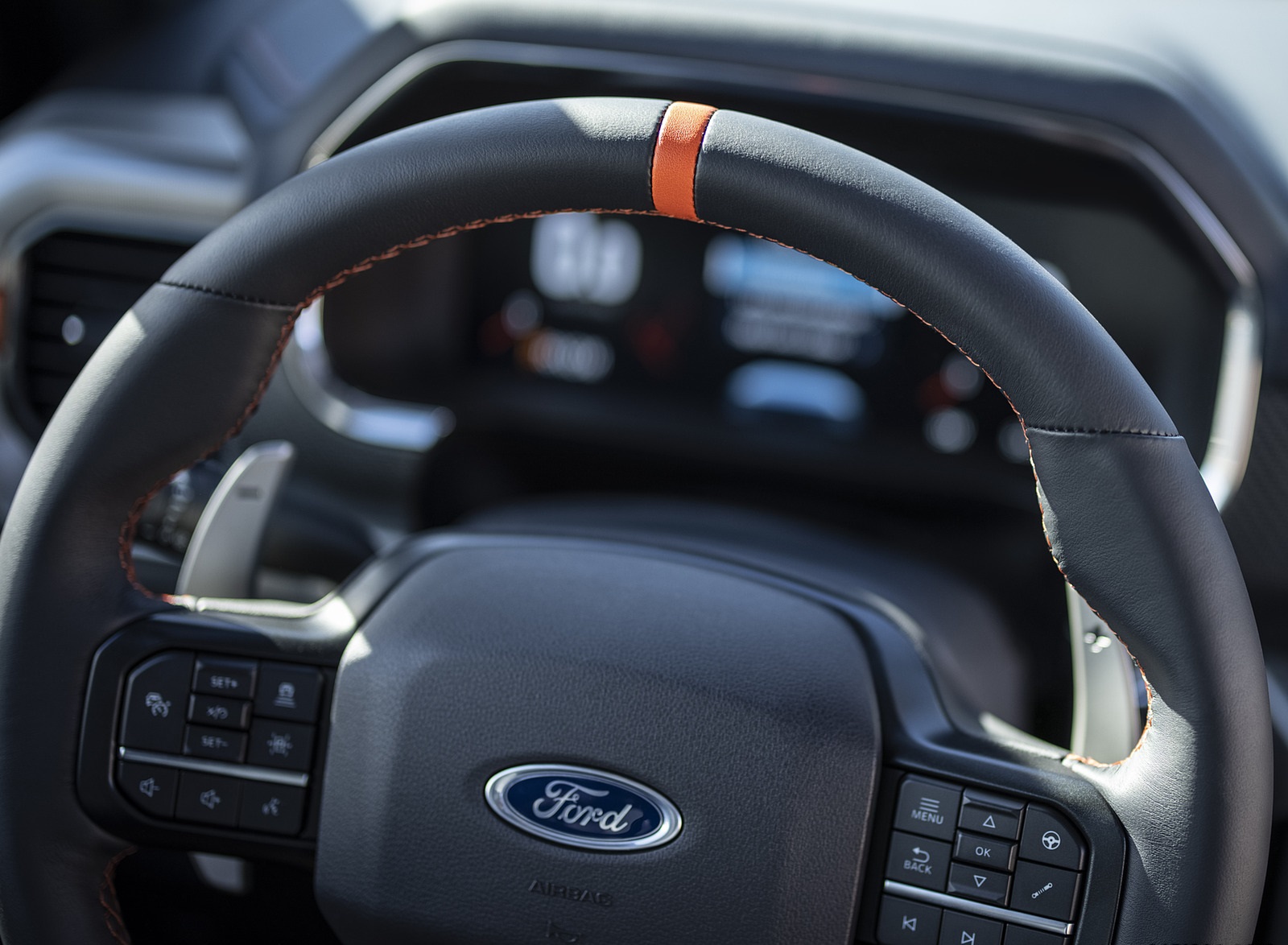 2021 Ford F-150 Raptor Interior Steering Wheel Wallpapers #25 of 37