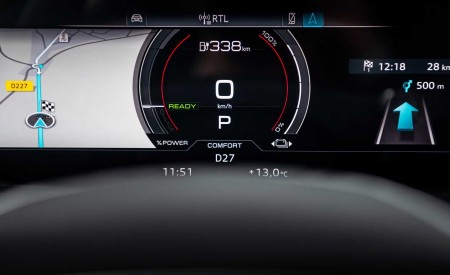 2022 Audi E-Tron GT Quattro Digital Instrument Cluster Wallpapers 450x275 (166)