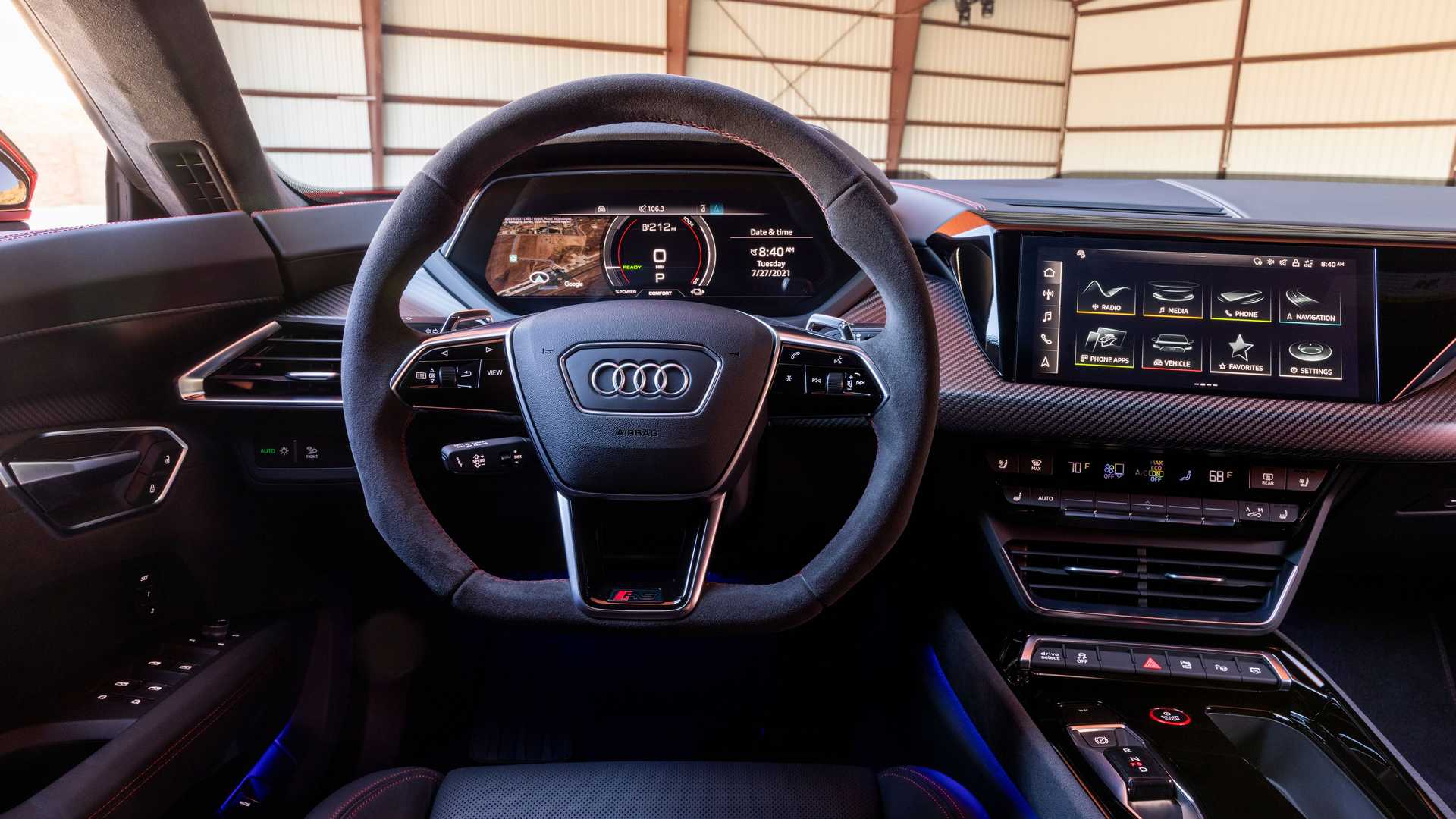 2022 Audi RS E-Tron GT (Color: Tango Red Metallic) Interior Cockpit Wallpapers #111 of 174
