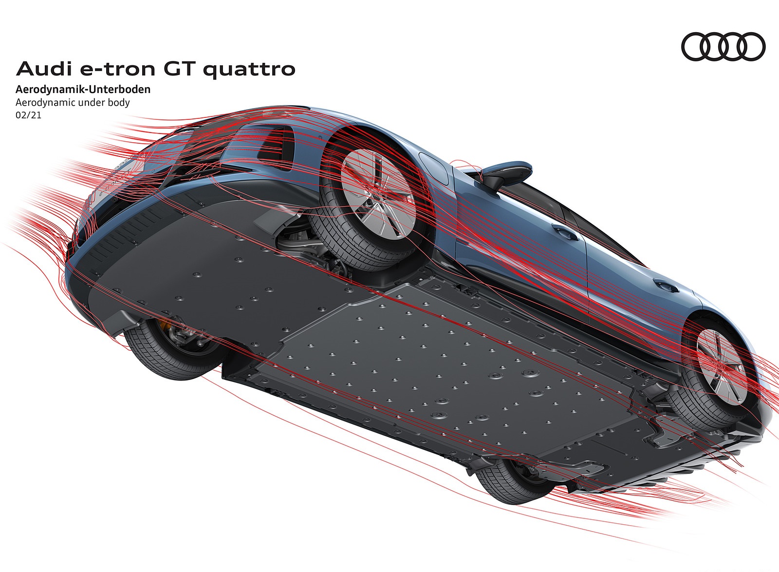 2022 Audi e-tron GT quattro Aerodynamic under body Wallpapers #83 of 176