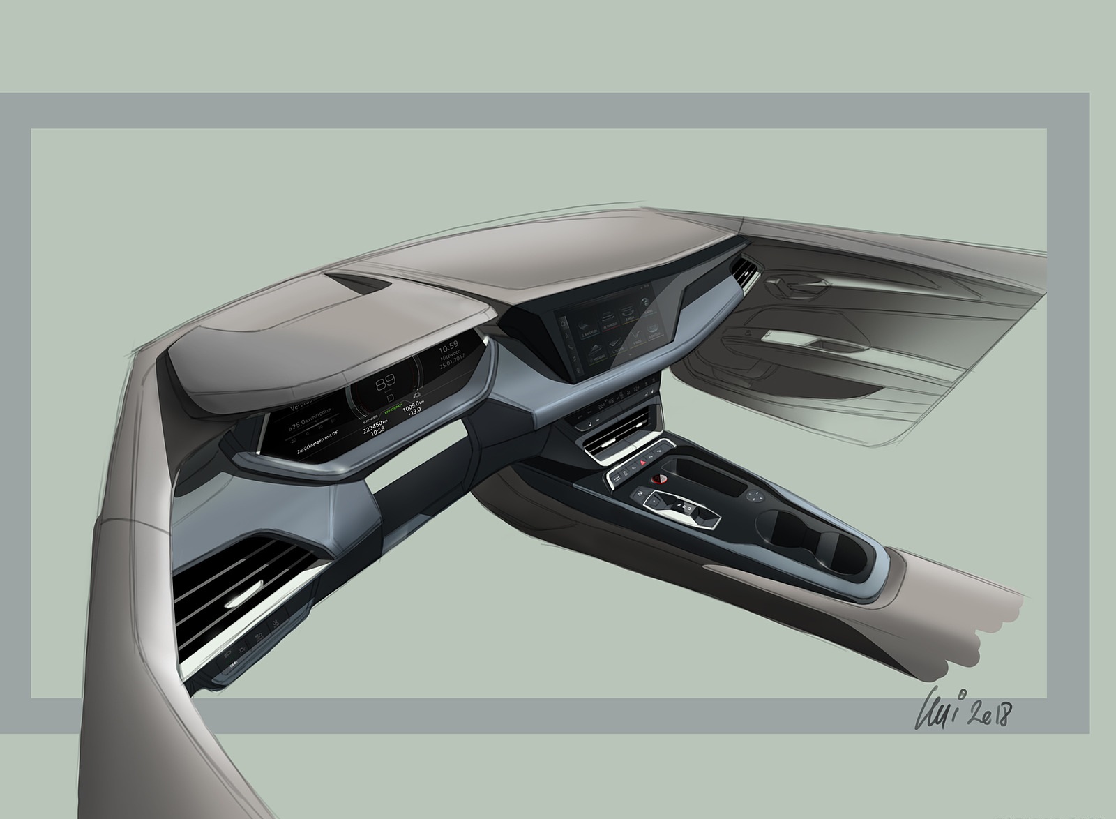 2022 Audi e-tron GT quattro Design Sketch Wallpapers  #128 of 176