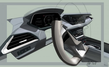 2022 Audi e-tron GT quattro Design Sketch Wallpapers  450x275 (127)