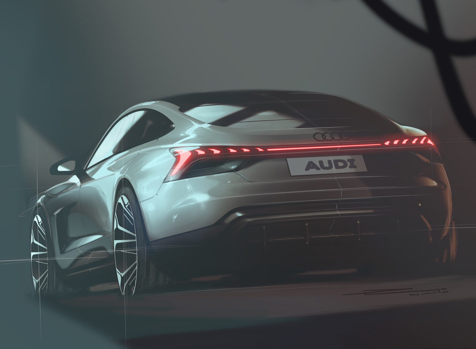 2022 Audi e-tron GT quattro Design Sketch Wallpapers  #116 of 176