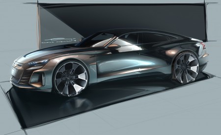 2022 Audi e-tron GT quattro Design Sketch Wallpapers  450x275 (115)