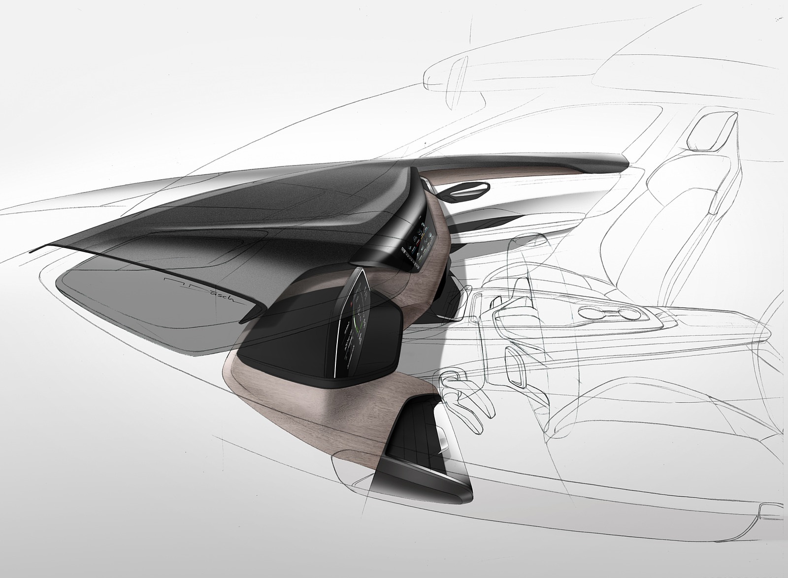 2022 Audi e-tron GT quattro Design Sketch Wallpapers  #124 of 176
