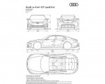 2022 Audi e-tron GT quattro Dimensions Wallpapers 150x120