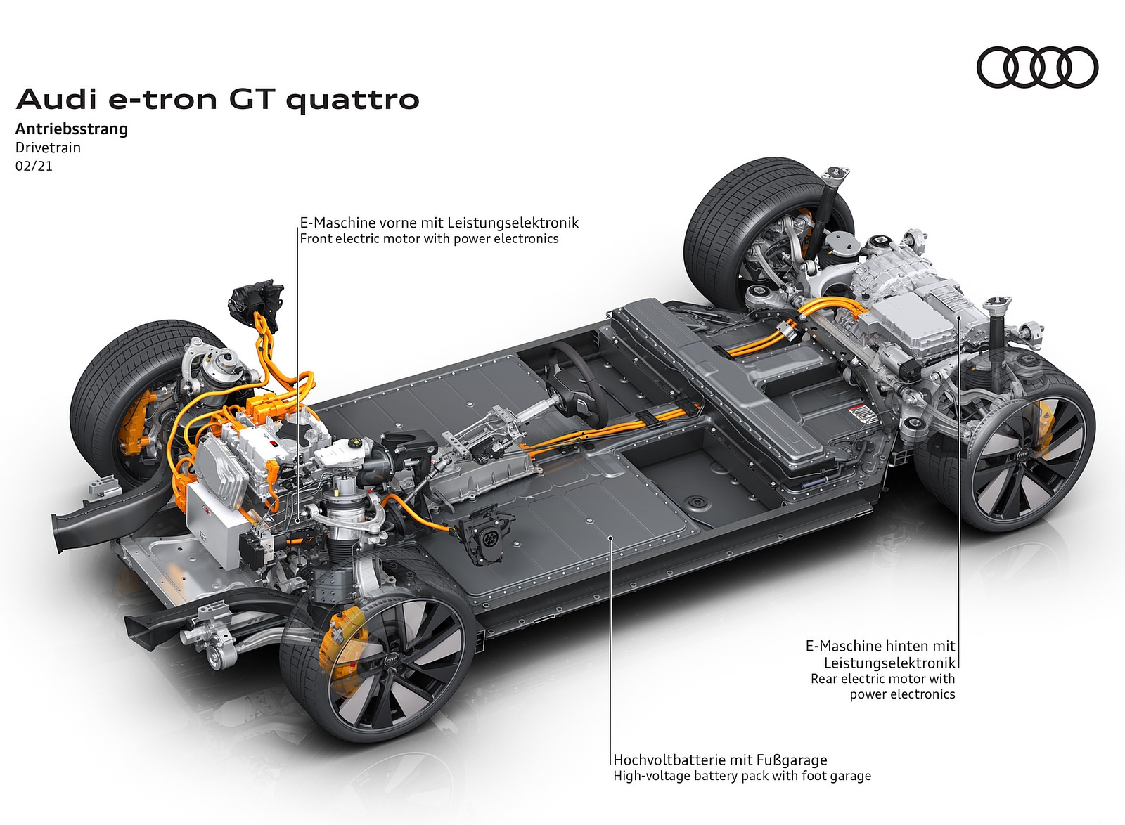 2022 Audi e-tron GT quattro Drivetrain Wallpapers #98 of 176