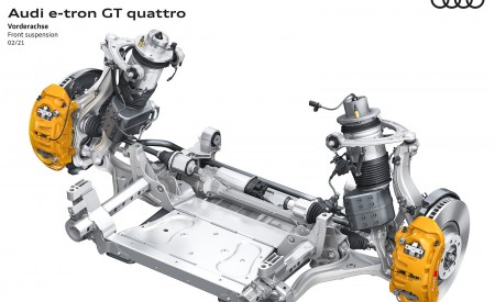 2022 Audi e-tron GT quattro Front suspension Wallpapers 450x275 (109)