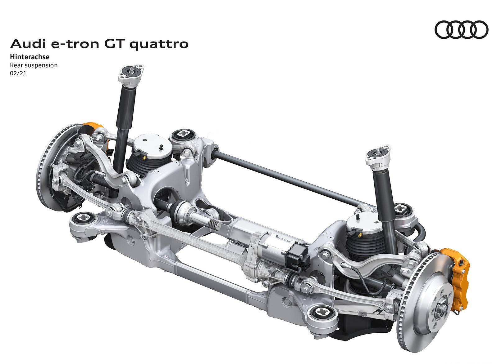 2022 Audi e-tron GT quattro Rear suspension Wallpapers #105 of 176