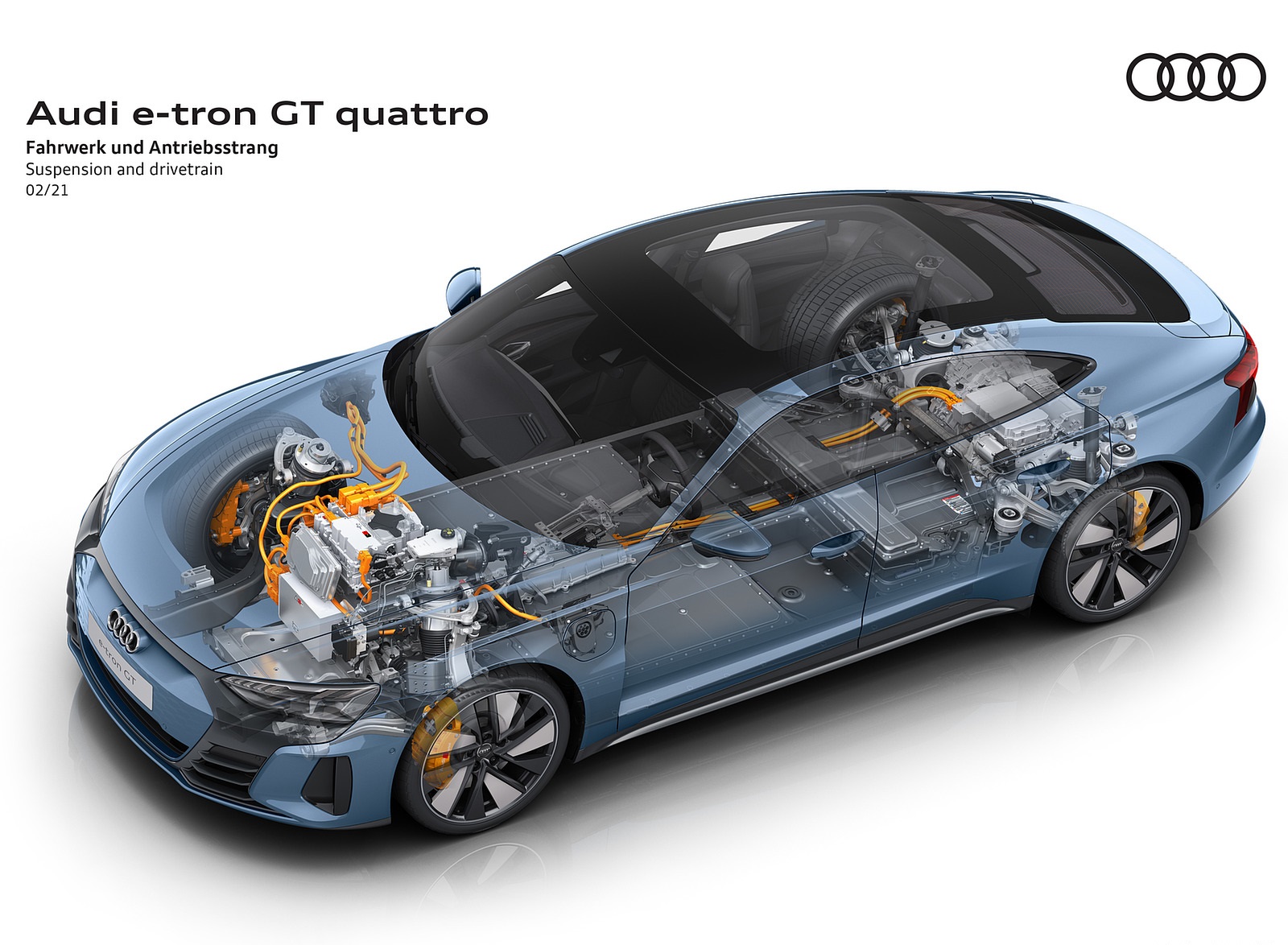 2022 Audi e-tron GT quattro Suspension and drivetrain Wallpapers #72 of 176