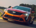 2022 Cadillac CT4-V Blackwing (Color: Blaze Orange Metallic) Front Wallpapers 150x120