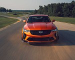 2022 Cadillac CT4-V Blackwing (Color: Blaze Orange Metallic) Front Wallpapers 150x120