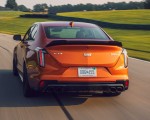 2022 Cadillac CT4-V Blackwing (Color: Blaze Orange Metallic) Rear Wallpapers 150x120 (27)