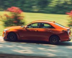 2022 Cadillac CT4-V Blackwing (Color: Blaze Orange Metallic) Side Wallpapers 150x120