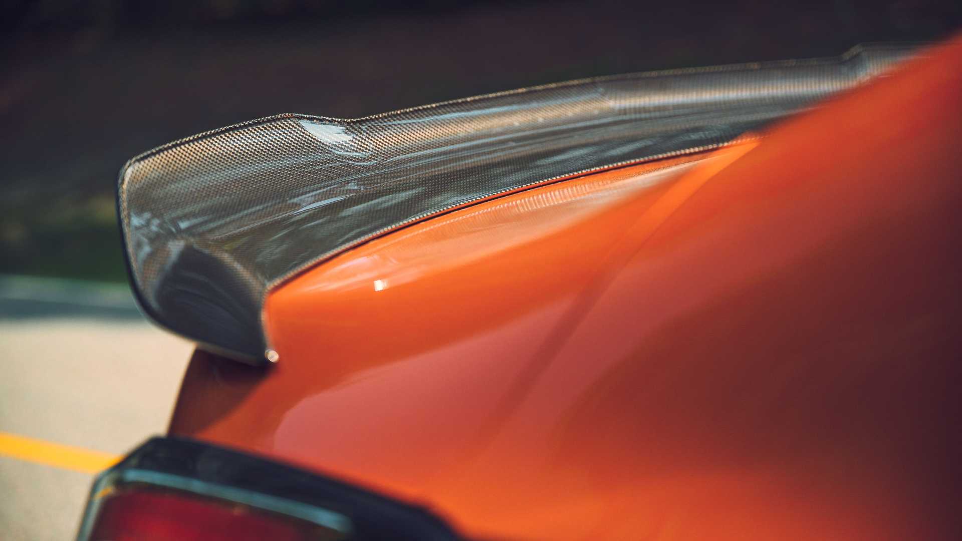 2022 Cadillac CT4-V Blackwing (Color: Blaze Orange Metallic) Spoiler Wallpapers #56 of 69