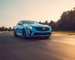 2022 Cadillac CT5-V Blackwing (Color: Electric Blue) Front Three-Quarter Wallpapers 150x120