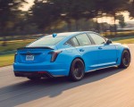 2022 Cadillac CT5-V Blackwing (Color: Electric Blue) Rear Three-Quarter Wallpapers 150x120