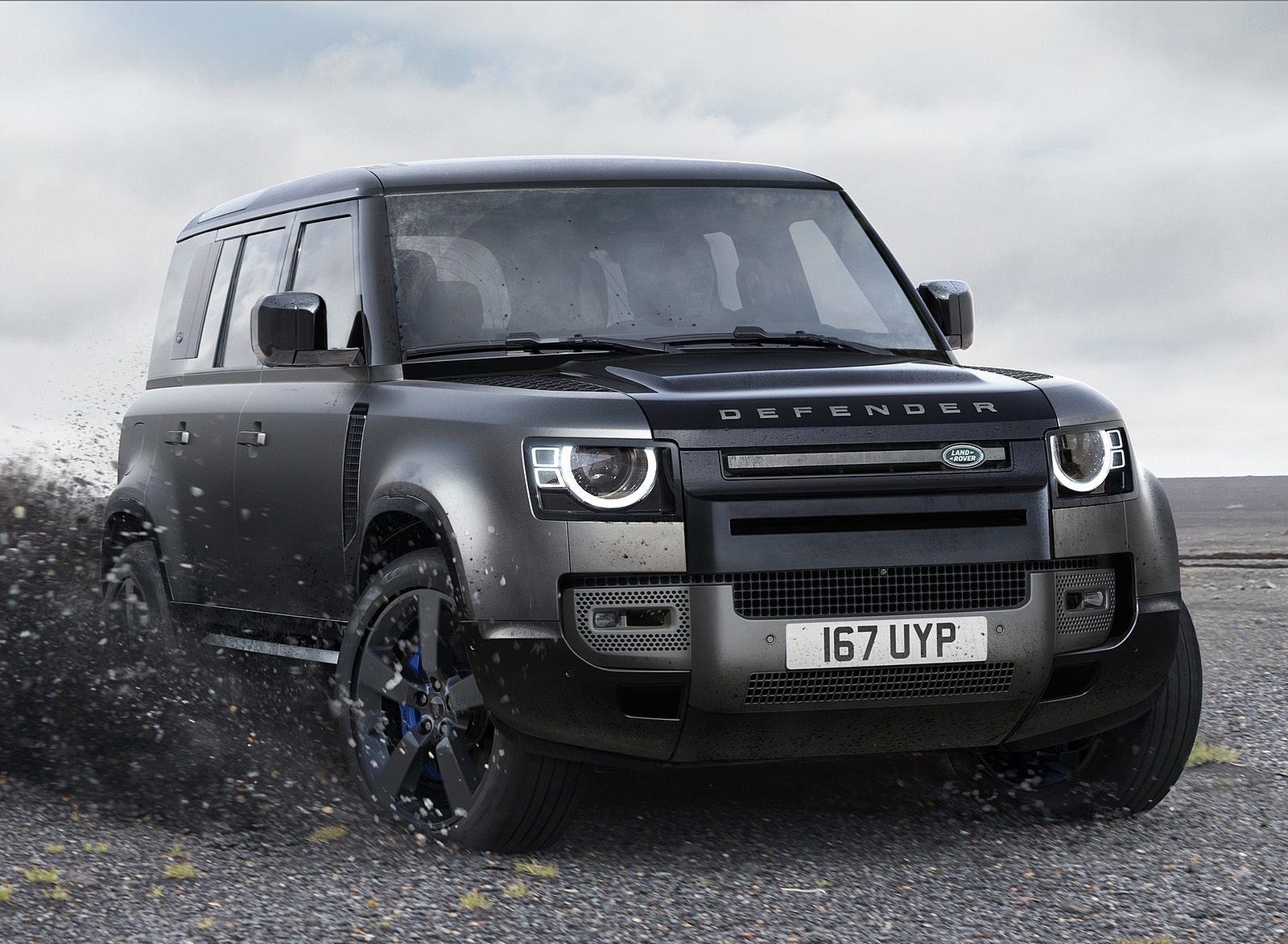 2022 Land Rover Defender V8 110 Carpathian Edition Front Three-Quarter Wallpapers  (6)