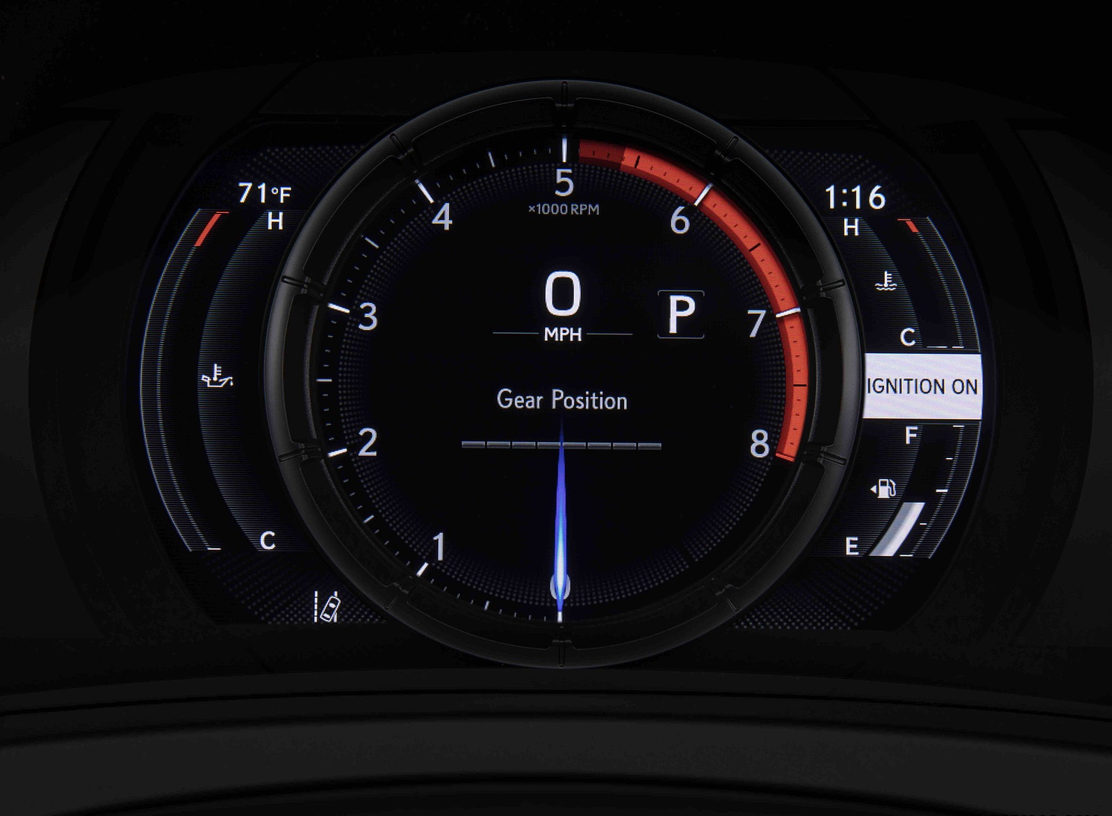2022 Lexus IS 500 F Sport Performance Digital Instrument Cluster Wallpapers #48 of 51