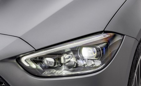 2022 Mercedes-Benz C-Class (Color: Selenite Grey Magno) Headlight Wallpapers 450x275 (27)