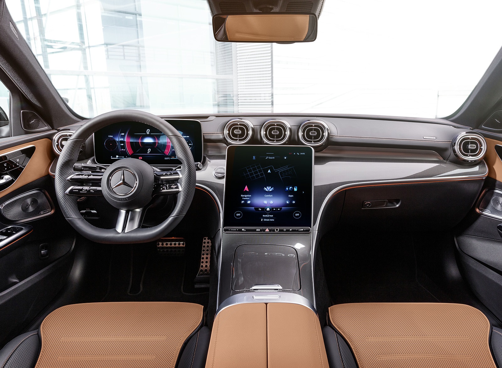 2022 Mercedes-Benz C-Class Interior Cockpit Wallpapers #34 of 52