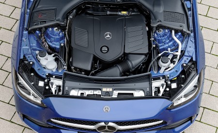2022 Mercedes-Benz C-Class Wagon T-Model (Color: Spectral Blue) Engine Wallpapers 450x275 (31)