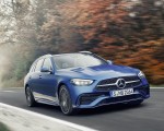 2022 Mercedes-Benz C-Class Wagon T-Model (Color: Spectral Blue) Front Wallpapers  150x120