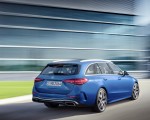 2022 Mercedes-Benz C-Class Wagon T-Model (Color: Spectral Blue) Rear Three-Quarter Wallpapers 150x120