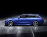 2022 Mercedes-Benz C-Class Wagon T-Model (Color: Spectral Blue) Side Wallpapers 150x120