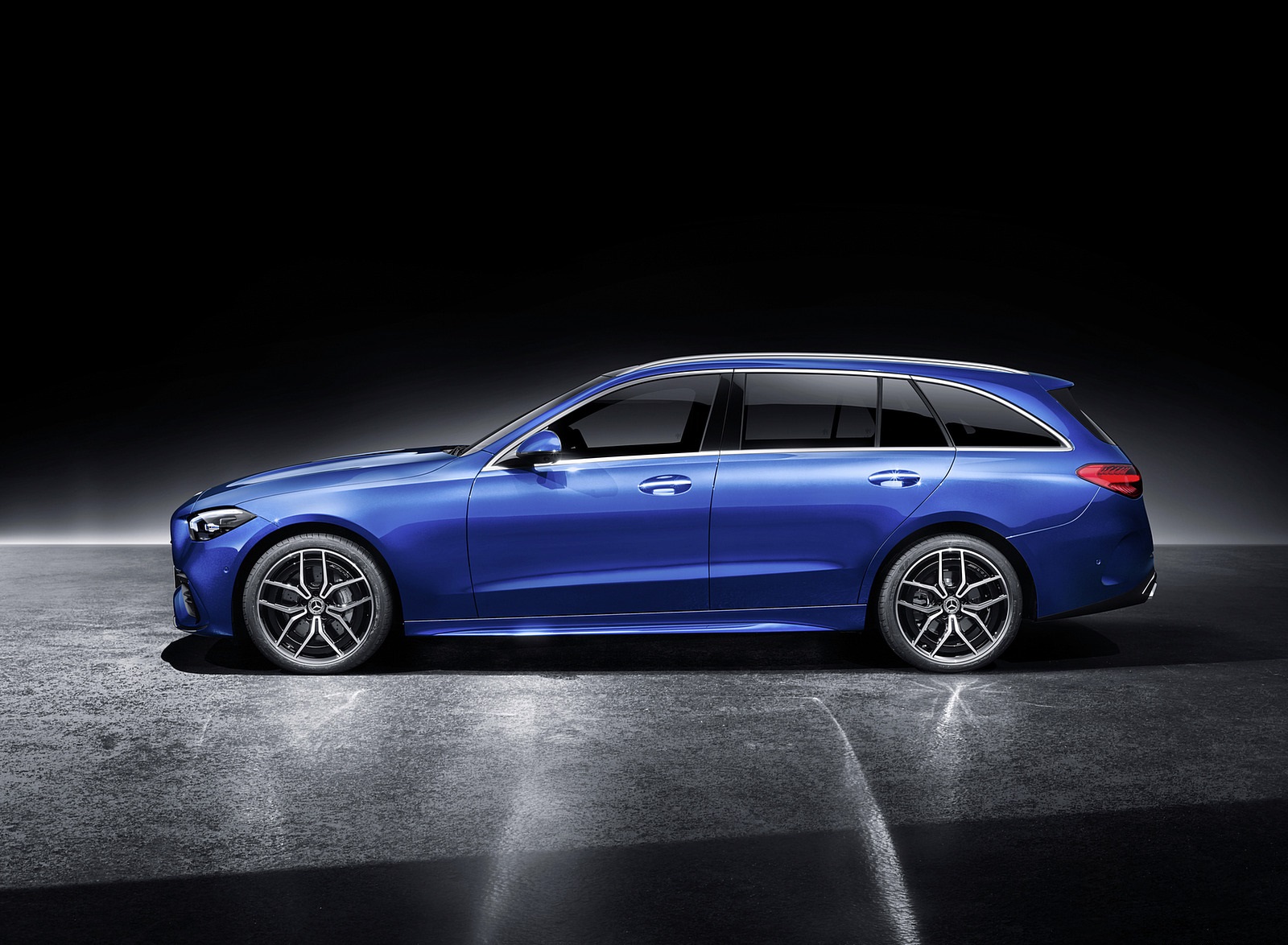 2022 Mercedes-Benz C-Class Wagon T-Model (Color: Spectral Blue) Side Wallpapers #42 of 50