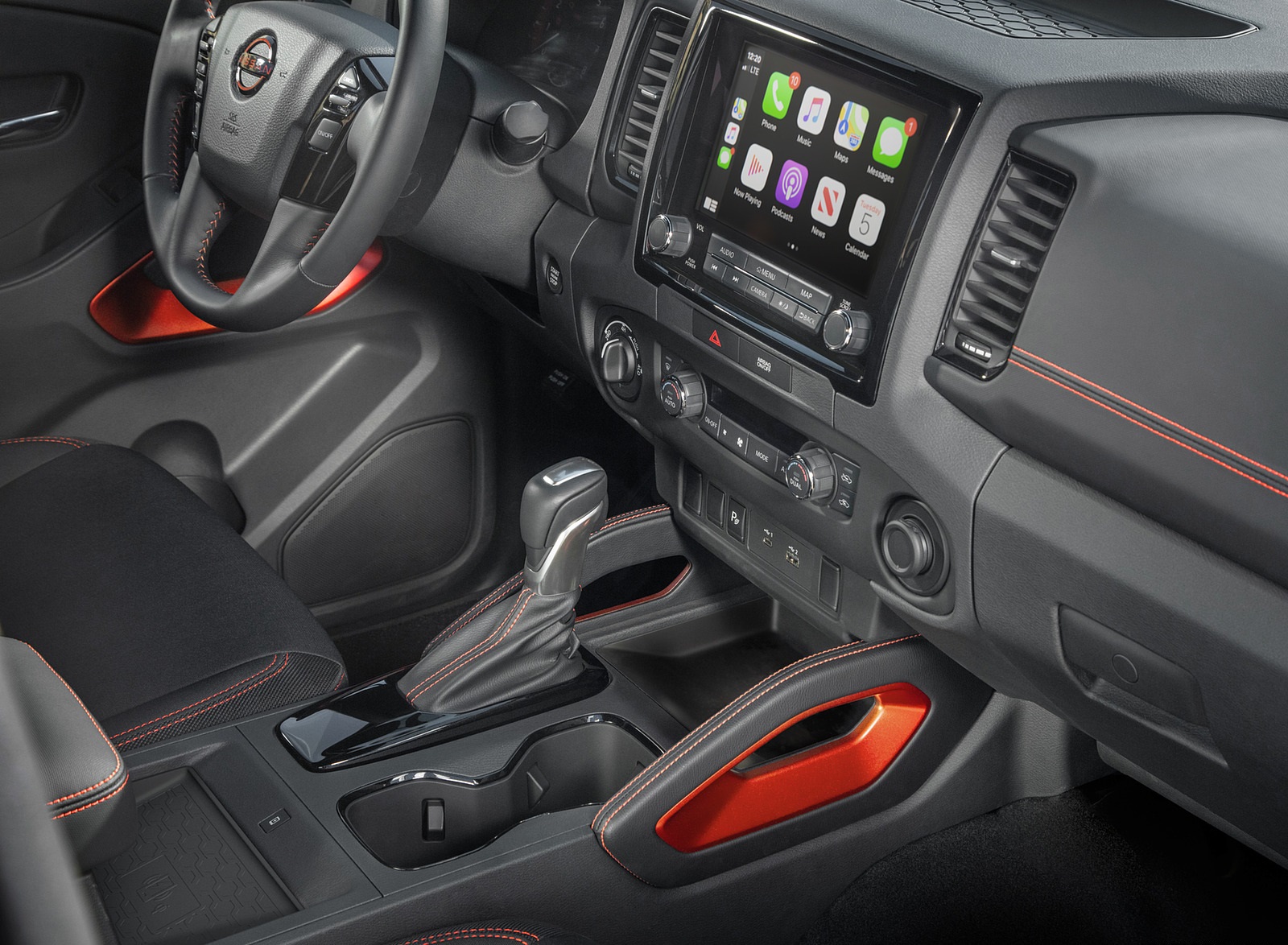 2022 Nissan Frontier Interior Detail Wallpapers #30 of 36