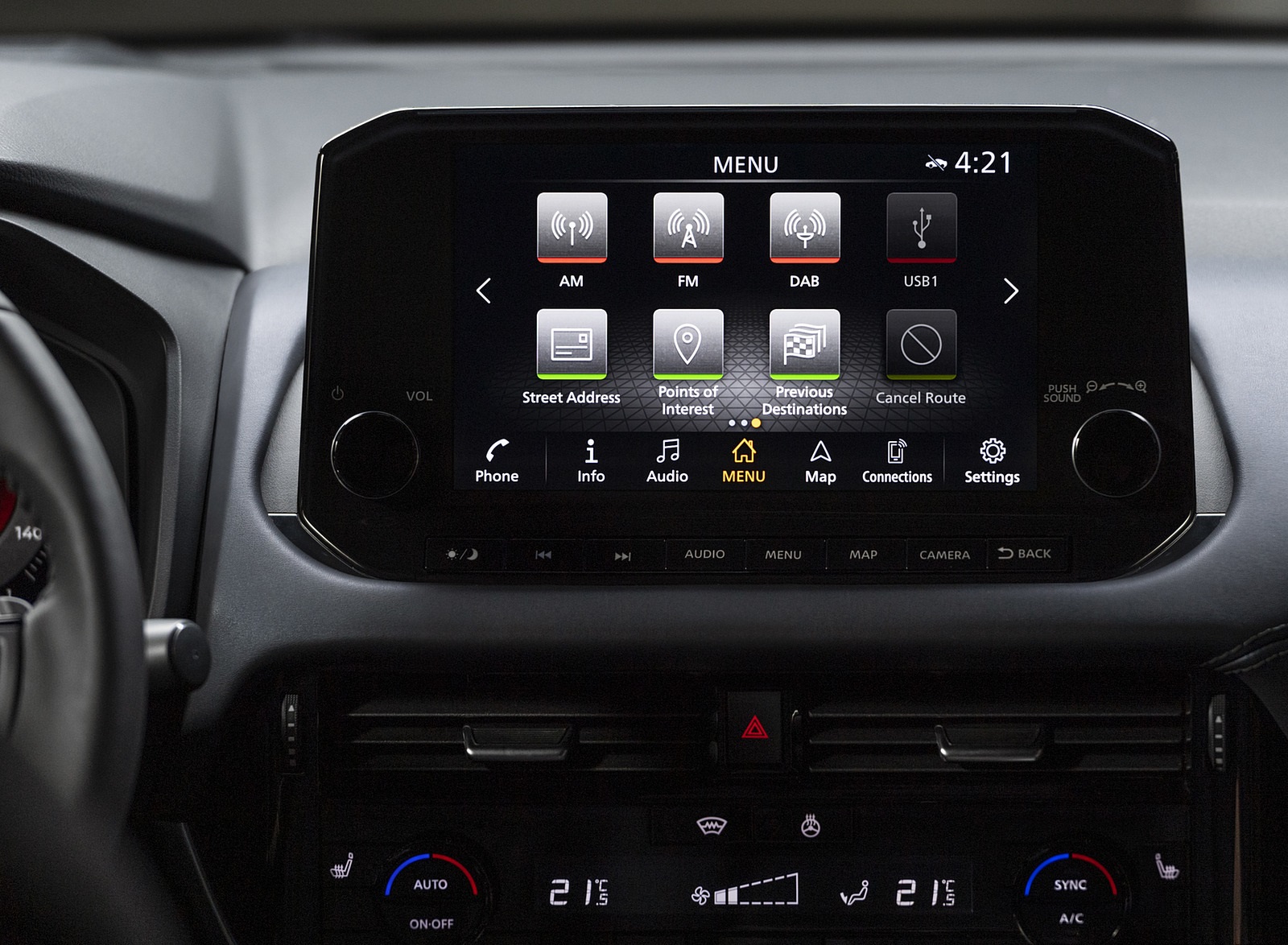 2022 Nissan Qashqai Central Console Wallpapers #188 of 232