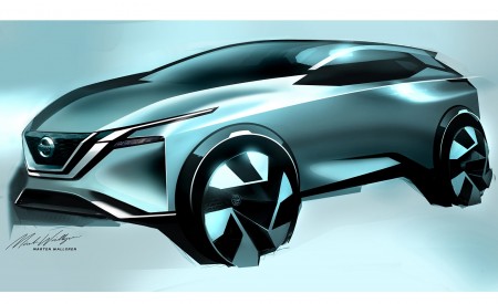2022 Nissan Qashqai Design Sketch Wallpapers 450x275 (211)