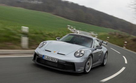 2022 Porsche 911 GT3 (Color: Dolomite Silver Metallic) Front Wallpapers 450x275 (183)