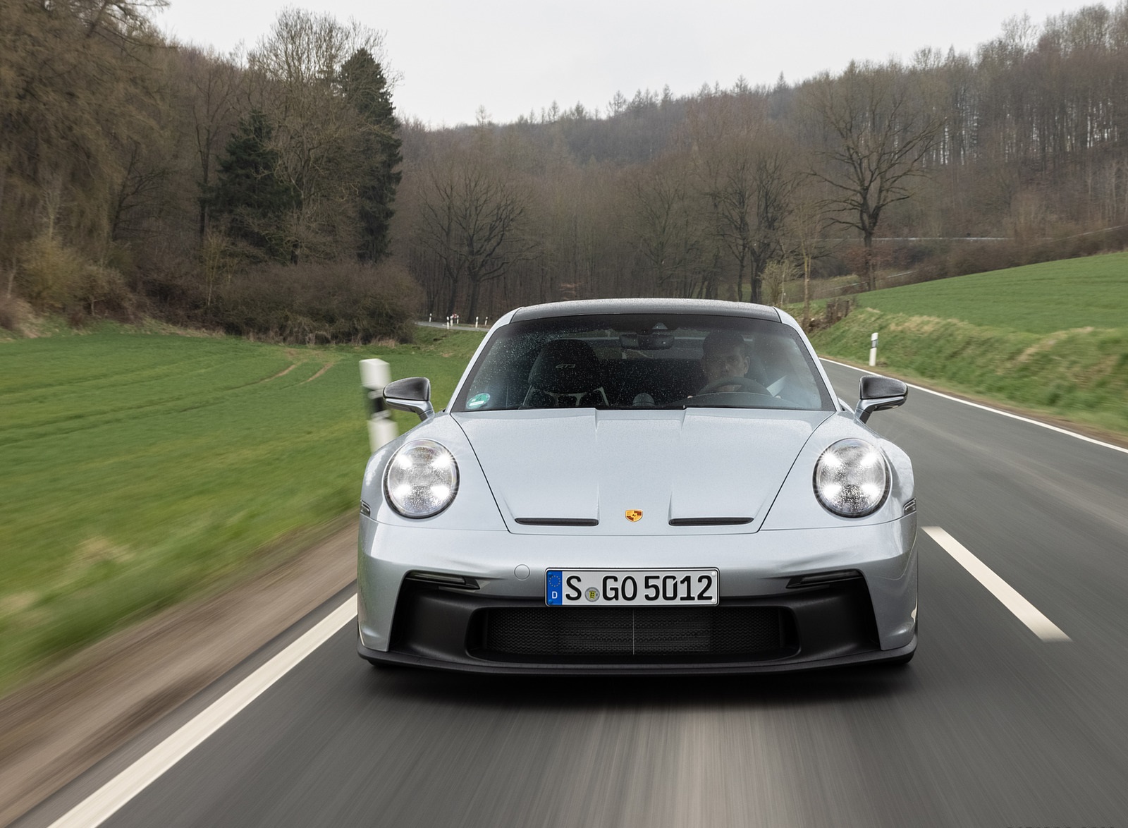 2022 Porsche 911 GT3 (Color: Dolomite Silver Metallic) Front Wallpapers