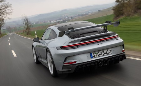 2022 Porsche 911 GT3 (Color: Dolomite Silver Metallic) Rear Wallpapers 450x275 (205)