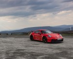 2022 Porsche 911 GT3 (Color: Guards Red) Front Three-Quarter Wallpapers 150x120