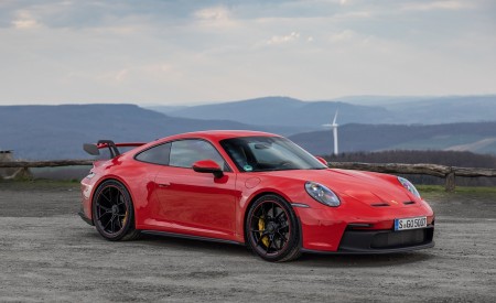 2022 Porsche 911 GT3 (Color: Guards Red) Front Three-Quarter Wallpapers 450x275 (35)