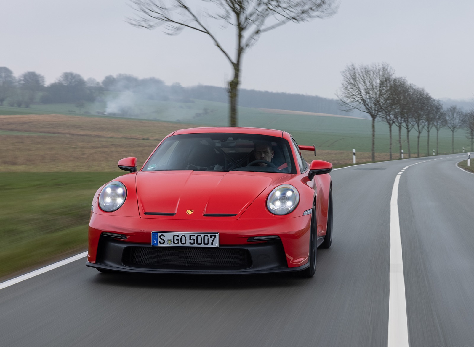 2022 Porsche 911 GT3 (Color: Guards Red) Front Wallpapers (4)