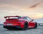 2022 Porsche 911 GT3 (Color: Guards Red) Rear Three-Quarter Wallpapers 150x120