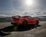 2022 Porsche 911 GT3 (Color: Guards Red) Rear Three-Quarter Wallpapers 150x120