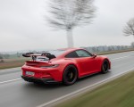 2022 Porsche 911 GT3 (Color: Guards Red) Rear Three-Quarter Wallpapers 150x120