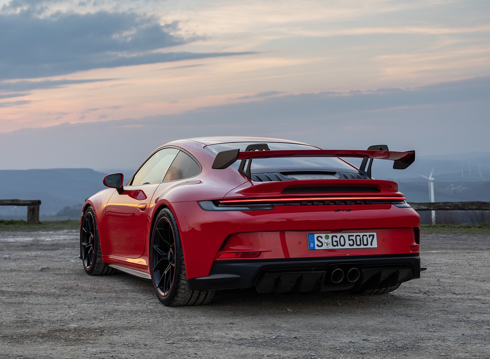 2022 Porsche 911 GT3 (Color: Guards Red) Rear Three-Quarter Wallpapers #40 of 247