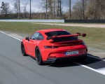 2022 Porsche 911 GT3 (Color: Guards Red) Rear Three-Quarter Wallpapers 150x120