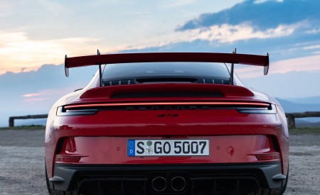 2022 Porsche 911 GT3 (Color: Guards Red) Rear Wallpapers 450x275 (47)