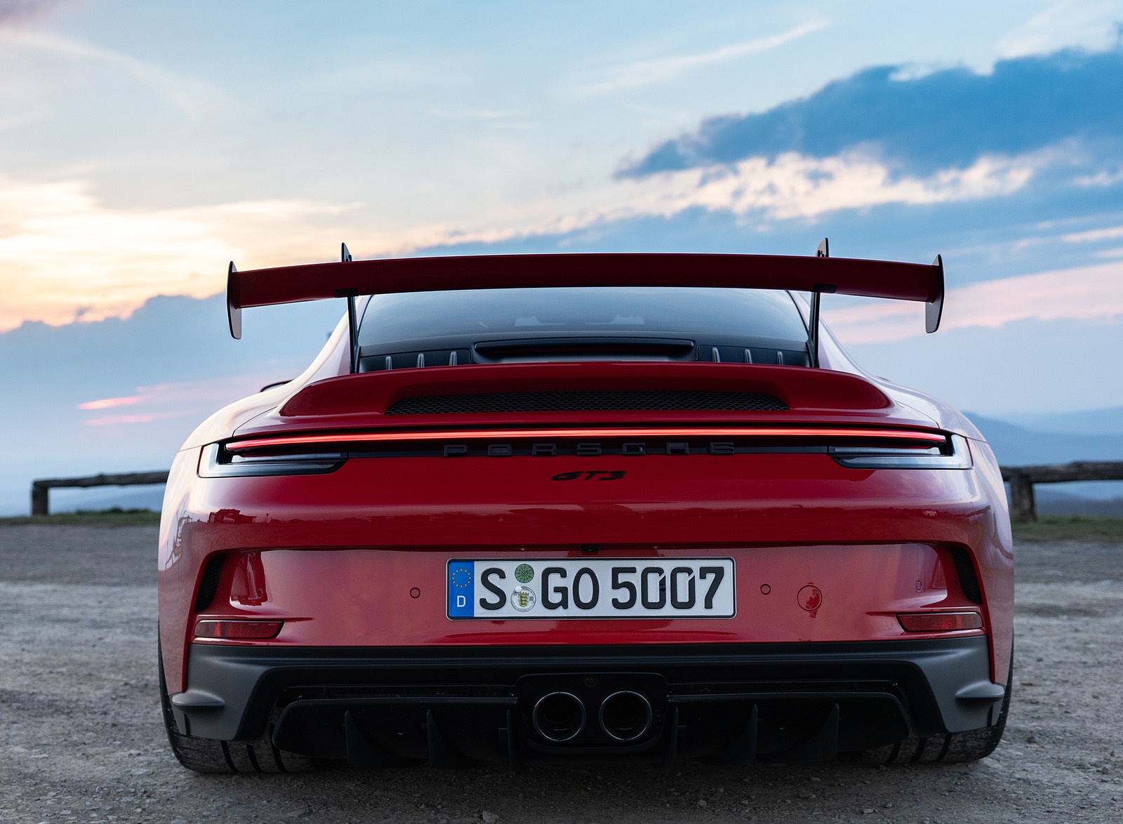 2022 Porsche 911 GT3 (Color: Guards Red) Rear Wallpapers #47 of 247