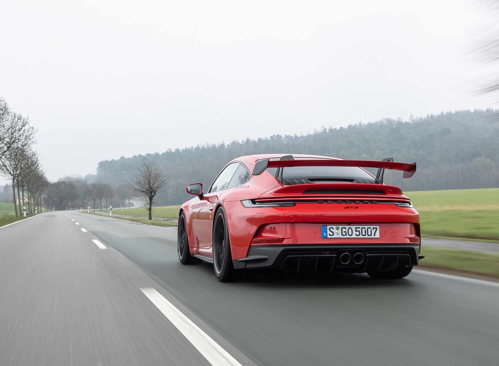 2022 Porsche 911 GT3 (Color: Guards Red) Rear Wallpapers #19 of 247