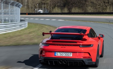 2022 Porsche 911 GT3 (Color: Guards Red) Rear Wallpapers 450x275 (6)