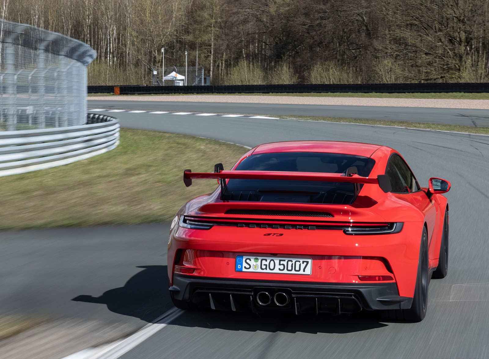 2022 Porsche 911 GT3 (Color: Guards Red) Rear Wallpapers (6)